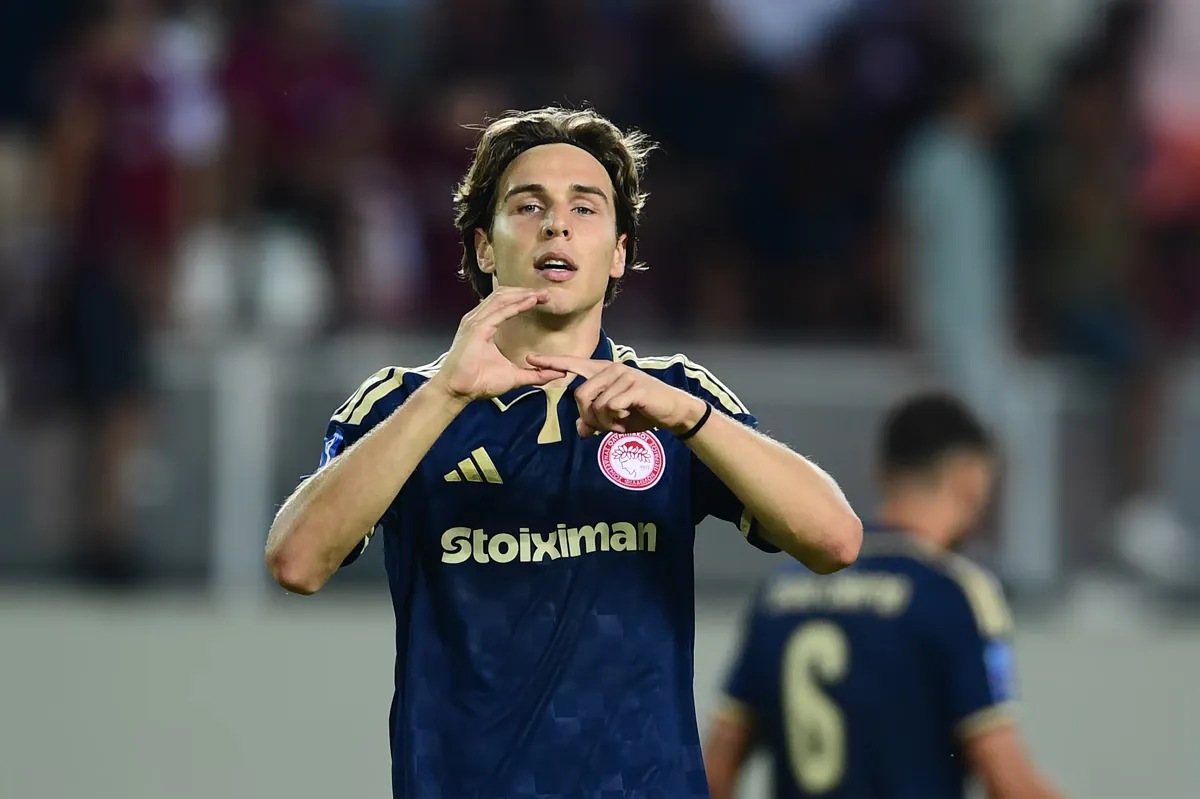 AEL – Olympiacos: Gustavo Sa erzielt das 2:0 in Larisa