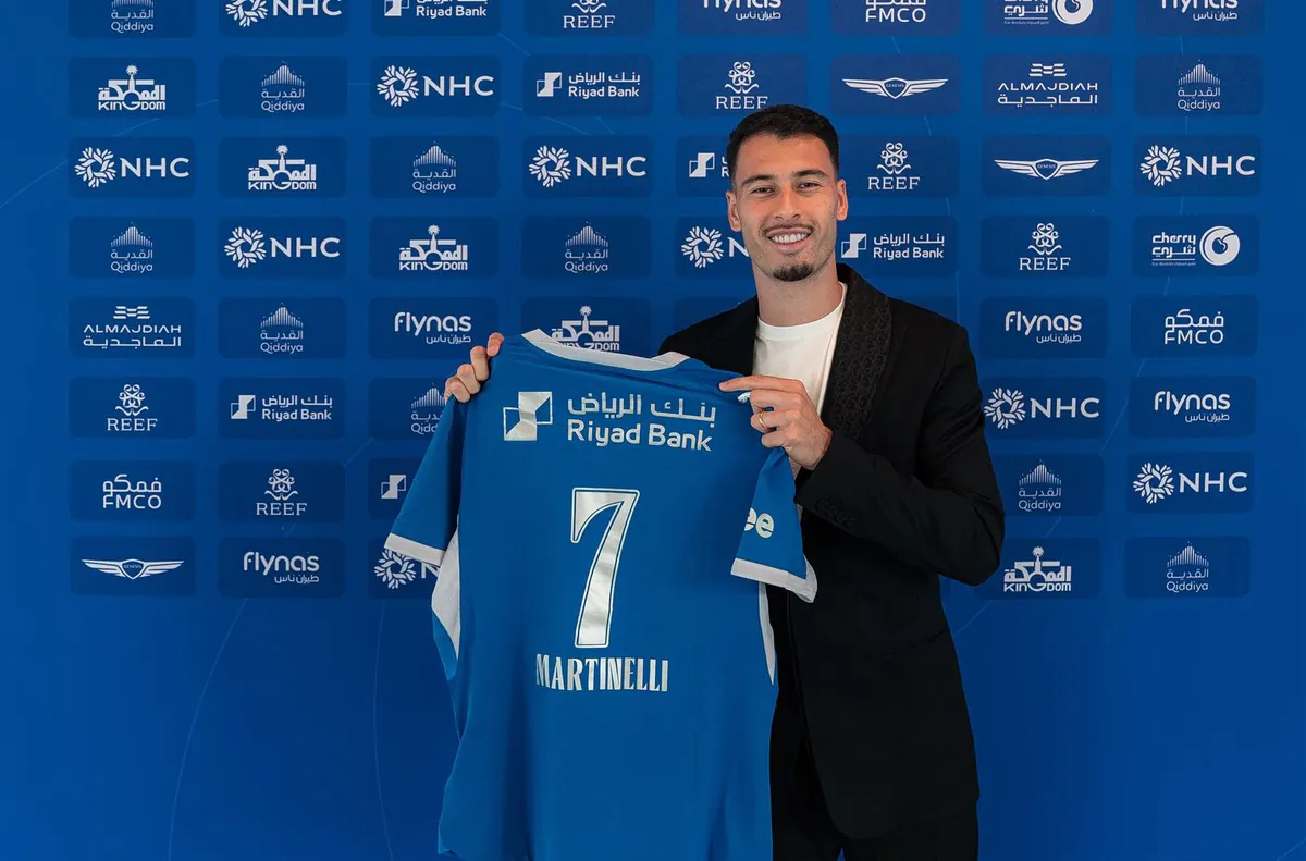 Al-Hilal verpflichtet Gabriel Martinelli von Arsenal