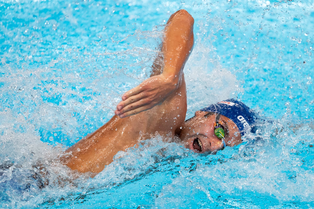 Dimitris Markos bricht nationalen Rekord und erreicht 800m Freistil-Finale bei der Europameisterschaft