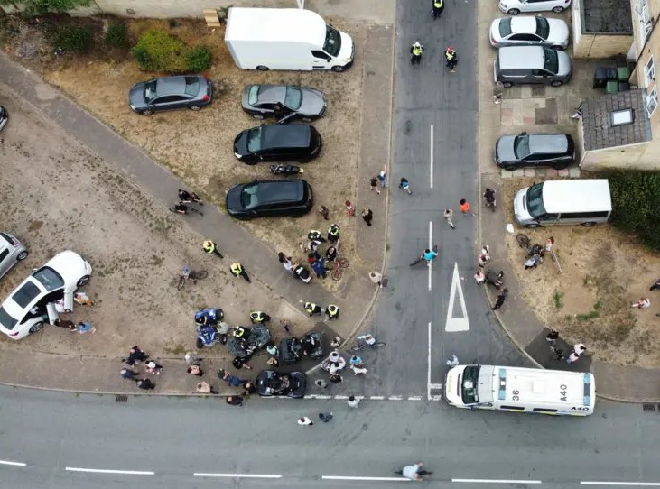 Fünf Festnahmen nach gewalttätigen Protesten gegen Migranten in Ostengland