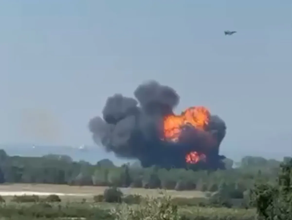 Neue Videoaufnahmen vom F-16-Absturz in Yalova, Türkei