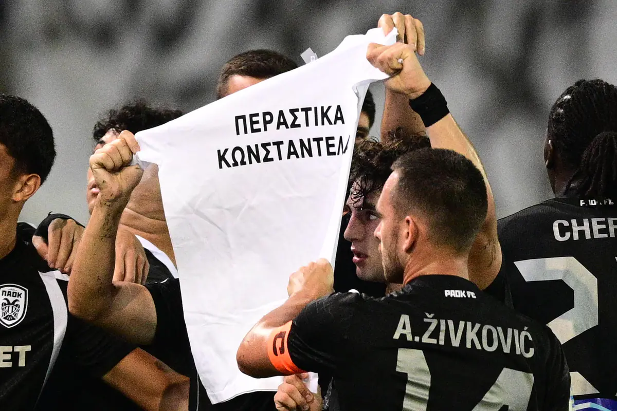 PAOK gewinnt 2:1 gegen Atromitos: Pelkas trifft doppelt und widmet Tor Konstantelias