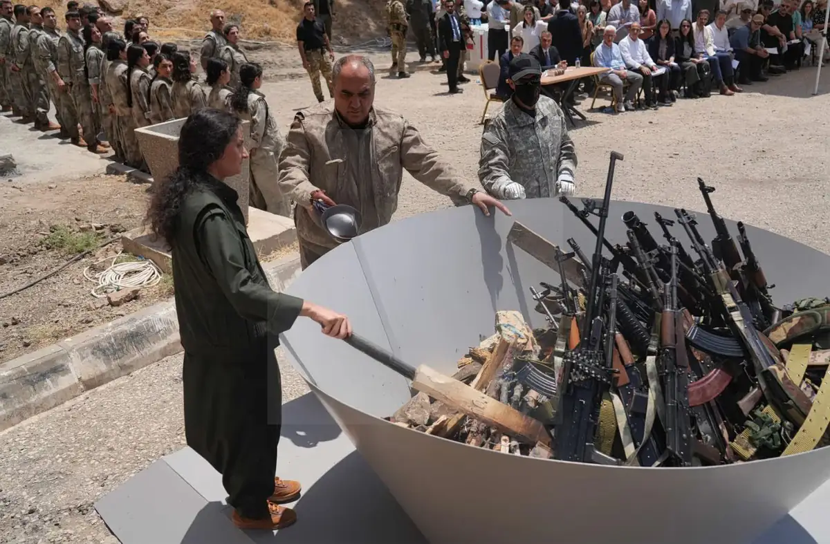 Mechanismus zur Waffenübergabe der PKK im Irak bekanntgegeben