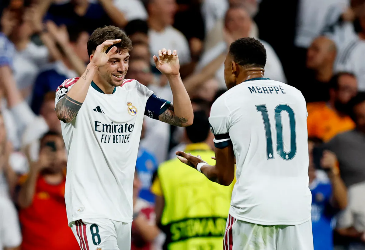 Real Madrid gewinnt gegen Inter 2:1 zum Auftakt der Champions League