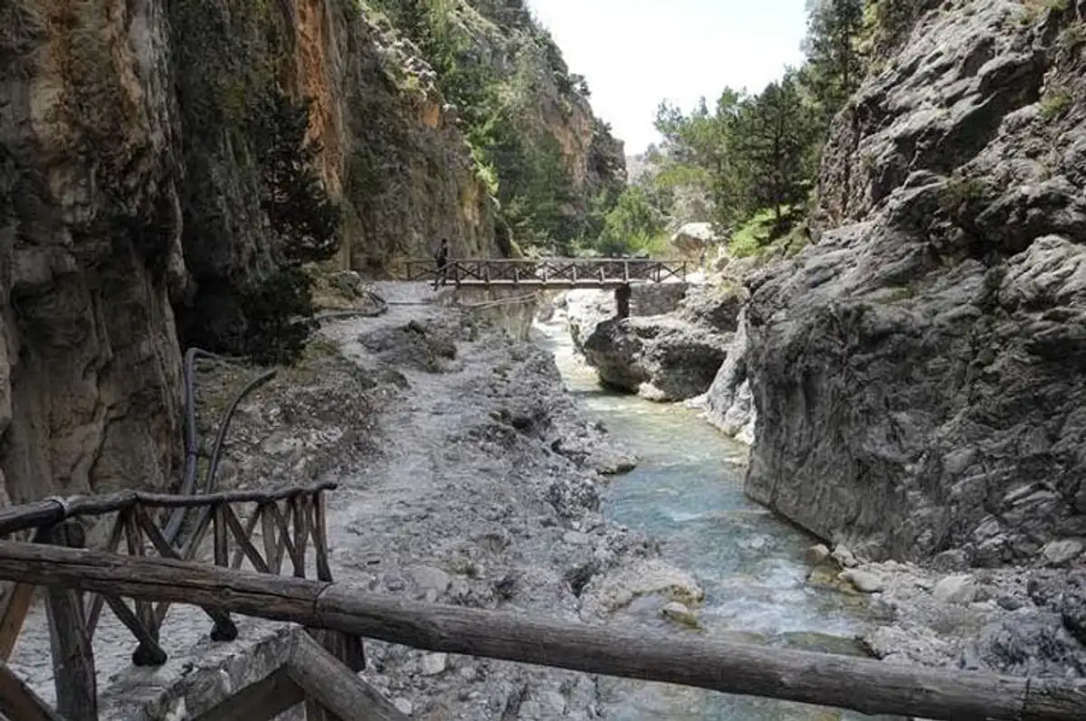 Samaria Schlucht Sperrung wegen Unwetter auf Kreta