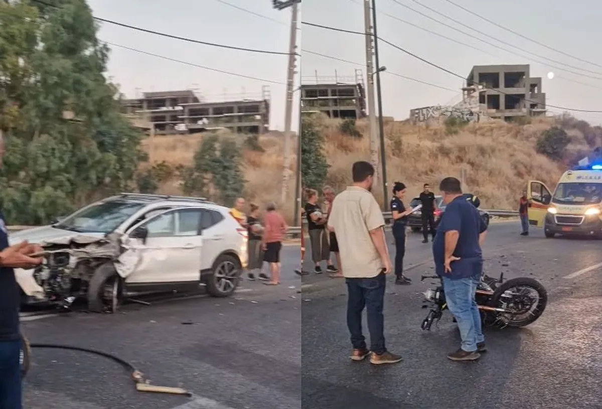 Schwerer Verkehrsunfall auf der Athen-Sounion-Allee in Koropi
