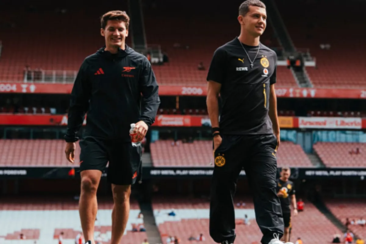 Tzolis und Karetsas: Ein Wiedersehen vor dem Arsenal-Dortmund-Freundschaftsspiel
