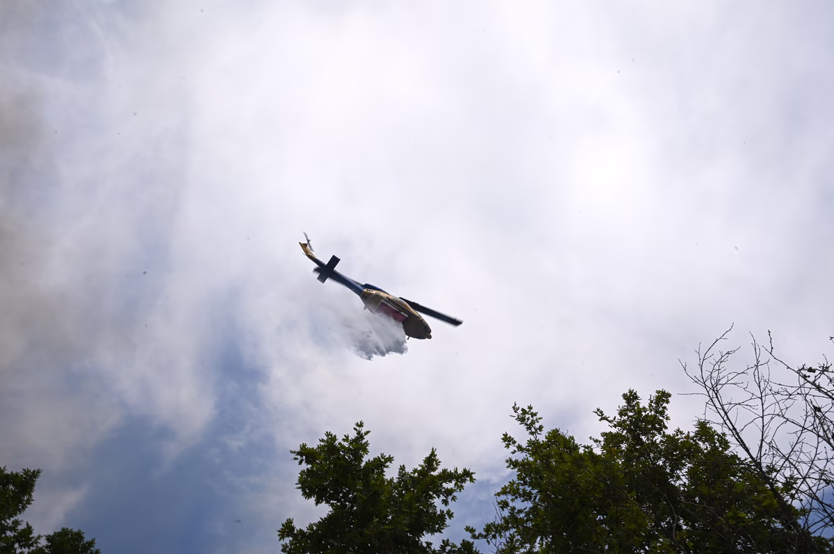 Waldbrand bei Ioannina: Einsatzkräfte bekämpfen Flammen