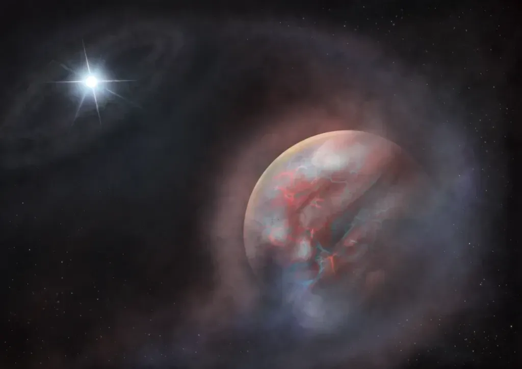 Zweitgenerations-Planet: Ein Exoplanet aus Sternenüberresten