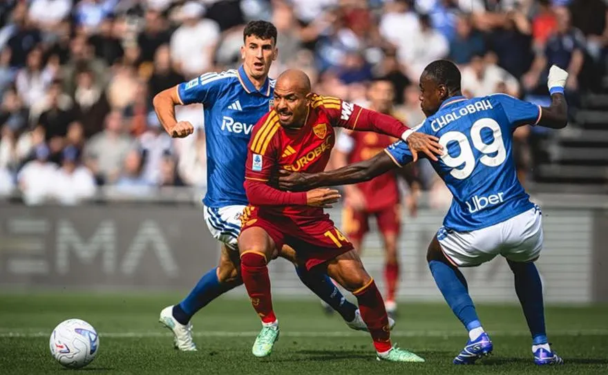 Como gegen Roma 0-0: Die Roma hält mit Zehn Spielern stand