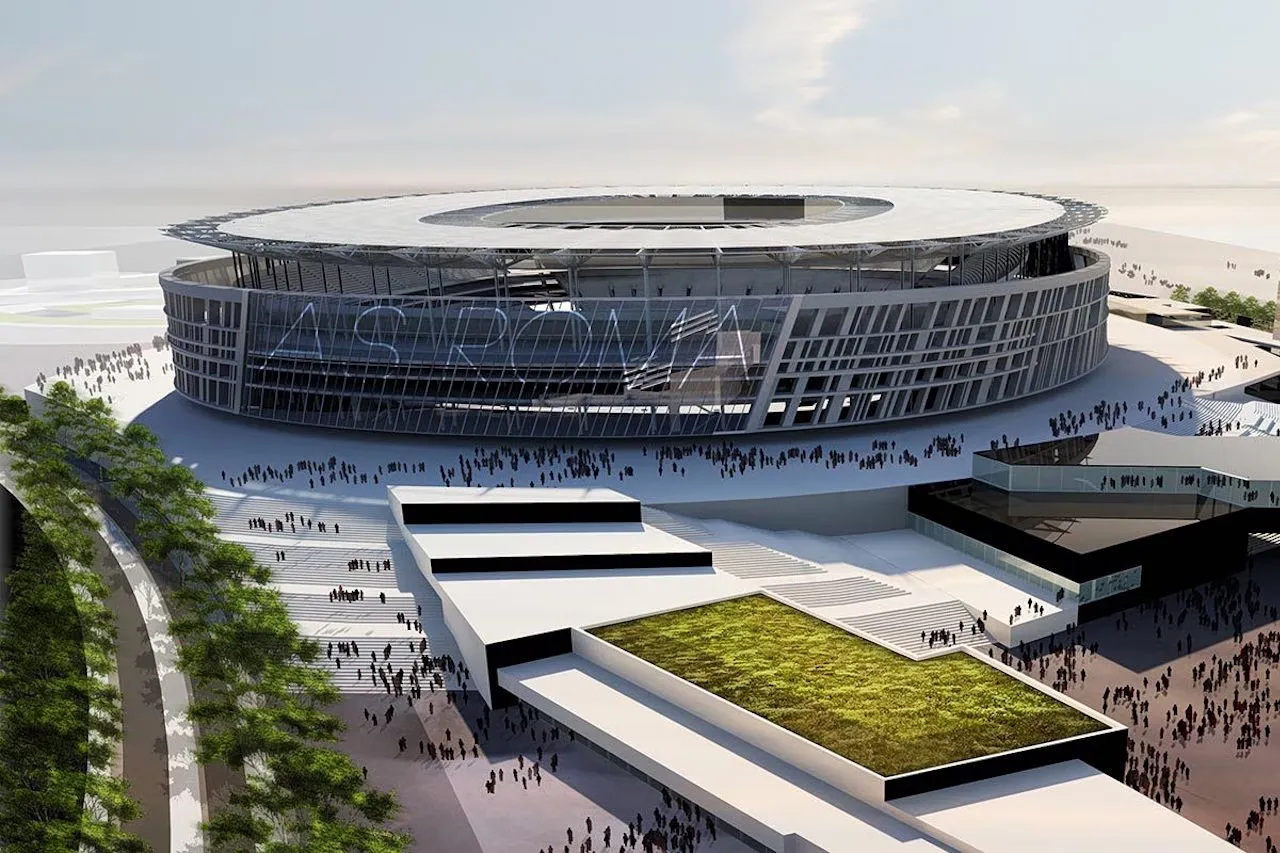 AS Roma neues Stadion Pietralata: Projekt erhält grünes Licht