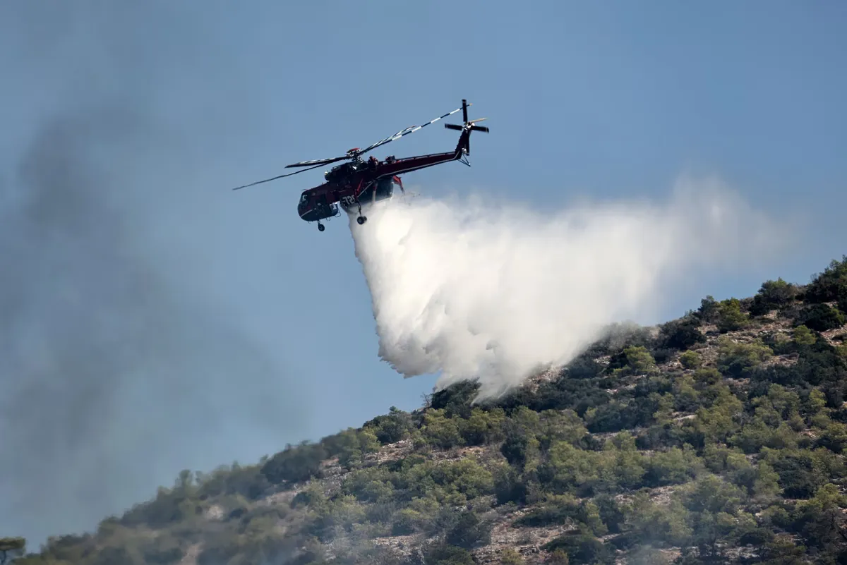 Großbrand in Vartholomio, Ilias: Behörden rufen zur Wachsamkeit auf