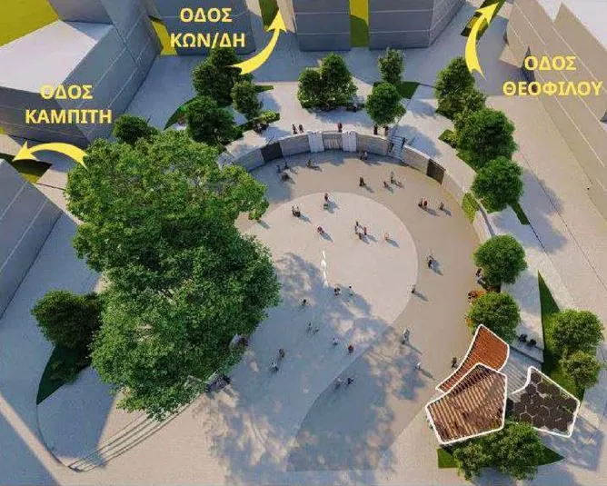 Neugestaltung Karatsou-Platz Naousa: 1,5 Mio. Euro Budget
