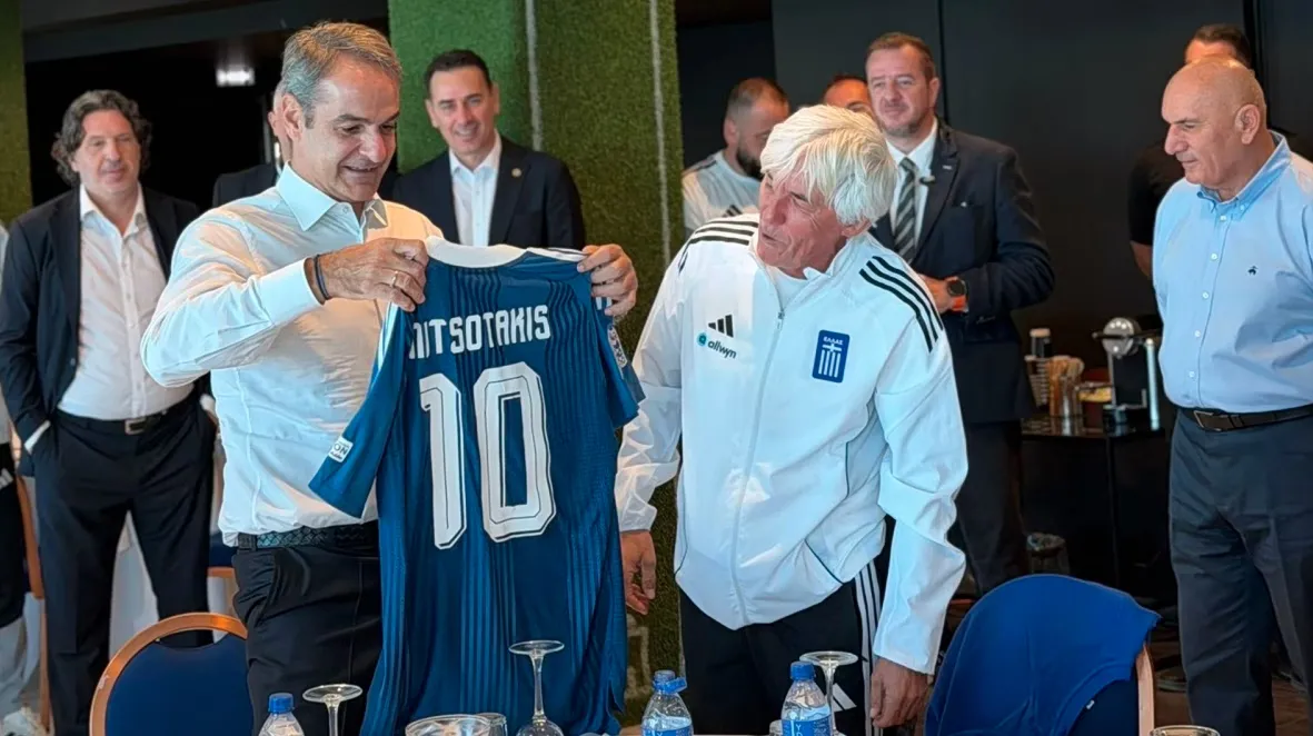 Kyriakos Mitsotakis: National Team vor Deutschland-Spiel